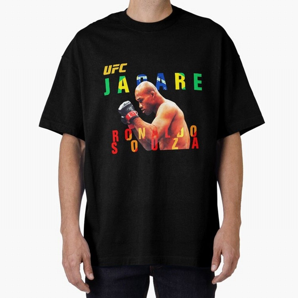 Ronaldo Jacare Souza MMA UFC 256 Oversized T-Shirt Back Your Heroes with FIFA World Cup 2026 for Fans of Cristiano Ronaldo, Haaland and CR7 and France, Bringing Stadium Memories, Football Loyalty, International Chants and Championship Tradition;
