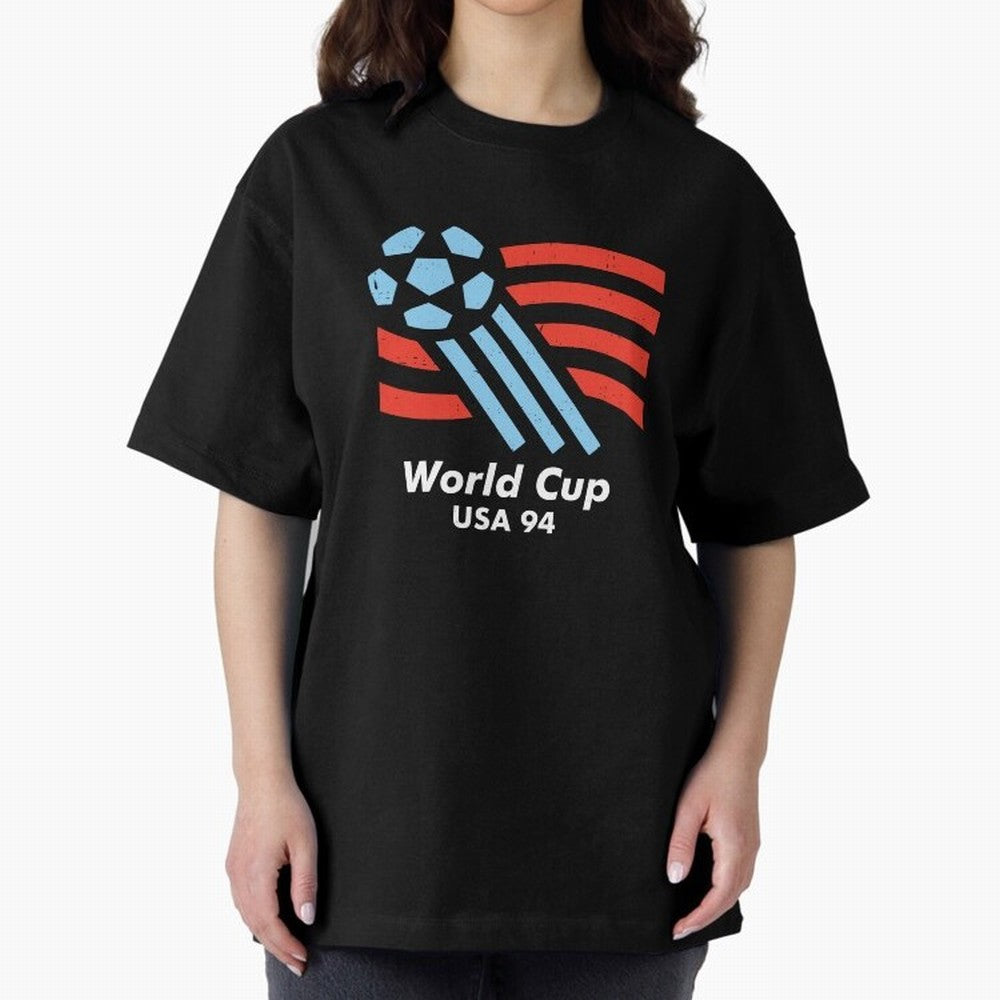 World Cup USA 94 Oversized T-Shirt Represent Fans Who Live for FIFA World Cup 2026 USA Canada Mexico for Fans of Neymar and Argentina, Bringing Football Passion, Legendary Performances, Festival Vibes and Supporter Community; Ideal for Passionate