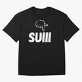 say suiiiii Oversized T-Shirt Capture Match Day Hype around FIFA World Cup 2026 USA Canada Mexico, Messi and Cristiano Ronaldo, Germany, Sports Nostalgia, International Competition, Famous Players and Unforgettable Victories; Made for Collectors