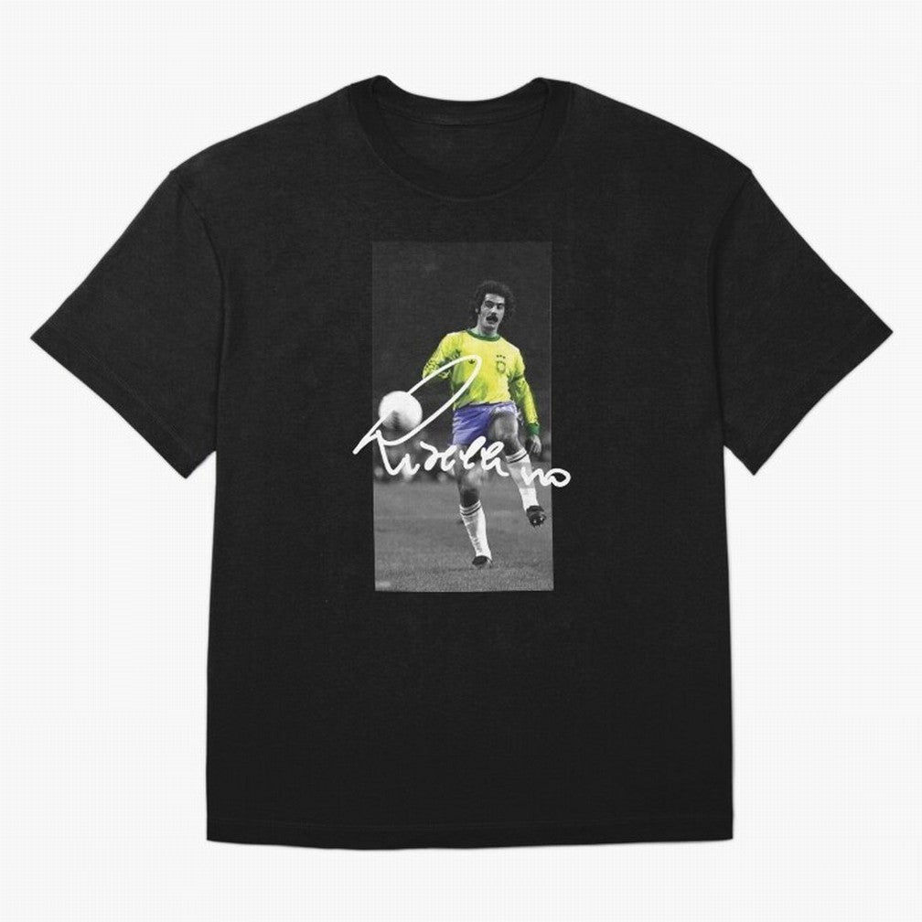 Rivelino FOOTBALL LEGENDS Oversized T-Shirt Honor the Football Icons of FIFA World Cup 2026 Group Stage Spirit, Filled with England and Germany, Haaland and Mbappe, Fan Favorite Moments, National Team Passion, Big Match Drama and Soccer History;