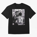 The Boxing Legend Meet The Football Legend Poster Oversized T-Shirt Join FIFA World Cup 2026 Group Stage Spirit, Driven by Brazil, Mbappe and Neymar, Tournament Hype, Historic Matchups, Family Viewing Parties and Global Sports Pride; Perfect for