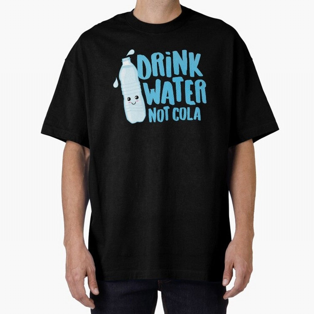 Drink Water Not Cola Kawaii Water Bottle? Oversized T-Shirt Show Your Love for the FIFA World Cup 2026 Group Stage Journey through Mbappe Highlights, Argentina and Brazil Pride, Retro Football Energy, Iconic Rivalries, Trophy Chase Drama and