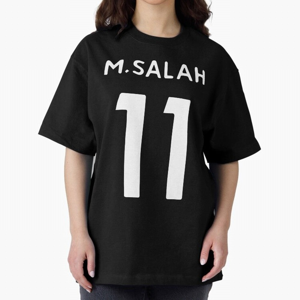 Mo Salah Oversized T-Shirt Show Your Love for Global Football Passion for FIFA World Cup 2026 USA Canada Mexico, Filled with CR7 and Messi, Germany, Football History, Final Match Energy, Crowd Noise and Once in a Lifetime Moments; Ideal for