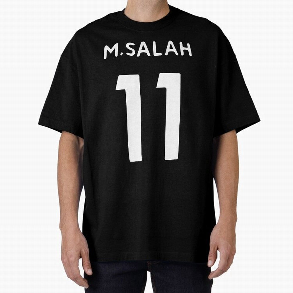 Mo Salah Oversized T-Shirt Show Your Love for Global Football Passion for FIFA World Cup 2026 USA Canada Mexico, Filled with CR7 and Messi, Germany, Football History, Final Match Energy, Crowd Noise and Once in a Lifetime Moments; Ideal for