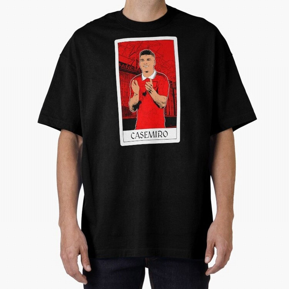 Casemiro Oversized T-Shirt Bring Champion Energy into FIFA World Cup 2026 Group Stage Spirit, Capturing France and Portugal, Messi, Neymar and Mbappe, Sports Nostalgia, International Competition, Famous Players and Unforgettable Victories; Great