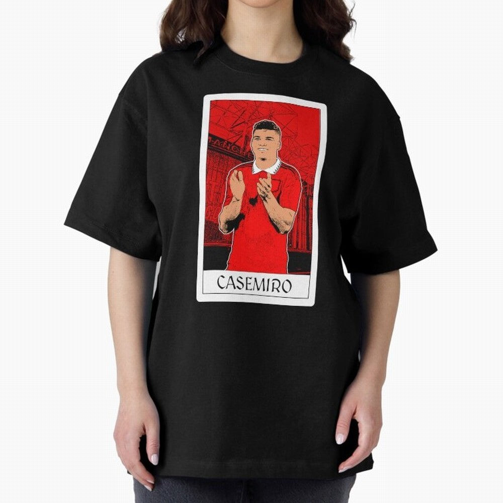Casemiro Oversized T-Shirt Bring Champion Energy into FIFA World Cup 2026 Group Stage Spirit, Capturing France and Portugal, Messi, Neymar and Mbappe, Sports Nostalgia, International Competition, Famous Players and Unforgettable Victories; Great