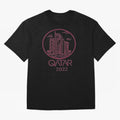 Qatar Welcome Oversized T-Shirt Represent the Passion of the FIFA World Cup 2026 Group Stage Journey through Messi, CR7 and Mbappe Highlights, England and Germany Pride, Goal Celebration Energy, Supporter Heritage, Football Icons and Worldwide