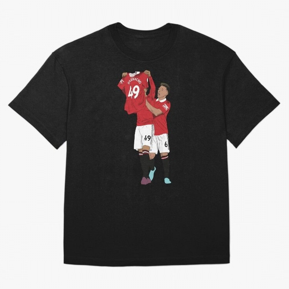 Alejandro Garnacho Goal Celebration Oversized T-Shirt Create the FIFA World Cup 2026 USA Canada Mexico Journey through Messi, CR7 and Mbappe Highlights, Portugal, Spain and Germany Pride, Football History, Final Match Energy, Crowd Noise and Once