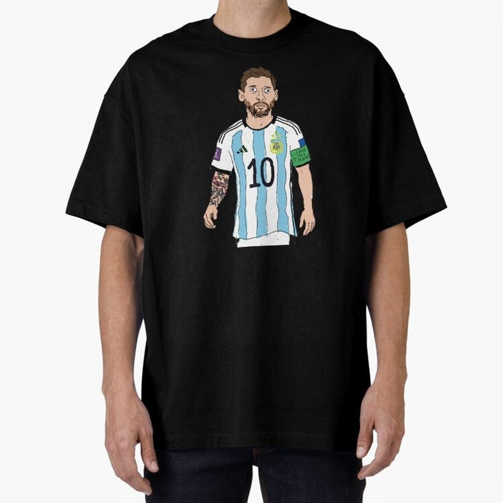 Badly Drawn Messi Classic T-Shirt Celebrate Unforgettable Nights in FIFA World Cup 2026 for Fans of CR7 and Brazil, Portugal and Argentina, Bringing Game Day Rituals, Football Legends, Country Pride and the Road to the Final; Made for Die Hard
