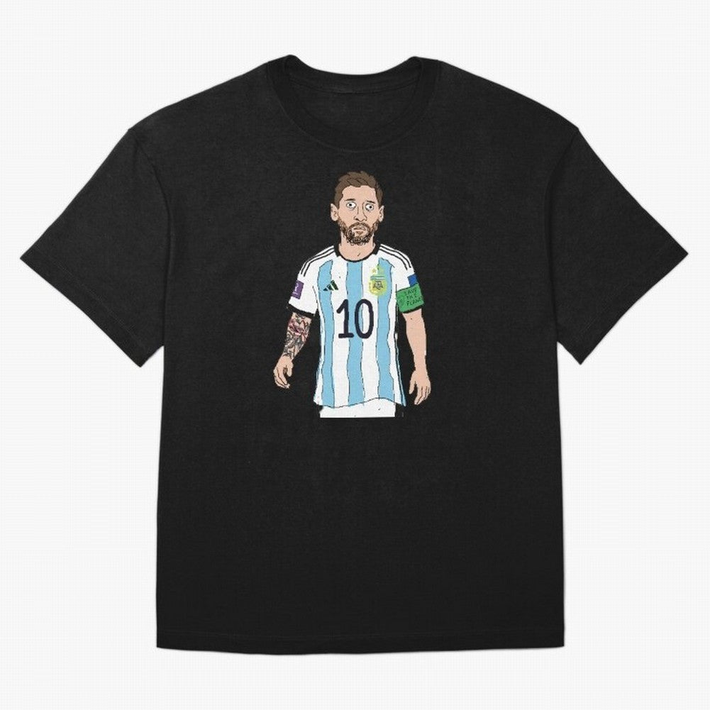 Badly Drawn Messi Classic T-Shirt Celebrate Unforgettable Nights in FIFA World Cup 2026 for Fans of CR7 and Brazil, Portugal and Argentina, Bringing Game Day Rituals, Football Legends, Country Pride and the Road to the Final; Made for Die Hard