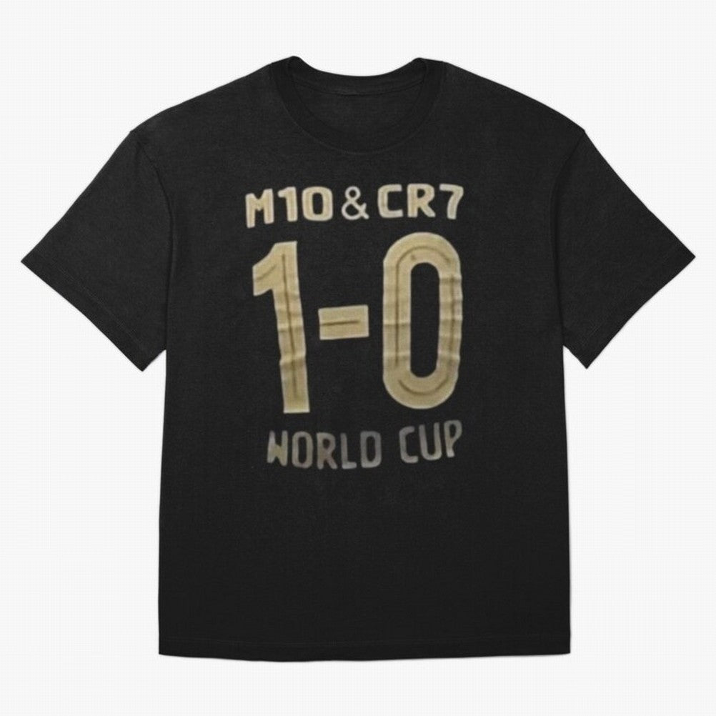 m10 and cr7 1-0 world cup football Classic T-Shirt Show Passion for the Stars of Match Day Hype around FIFA World Cup 2026 Group Stage, Haaland, England and Germany, Stadium Memories, Football Loyalty, International Chants and Championship
