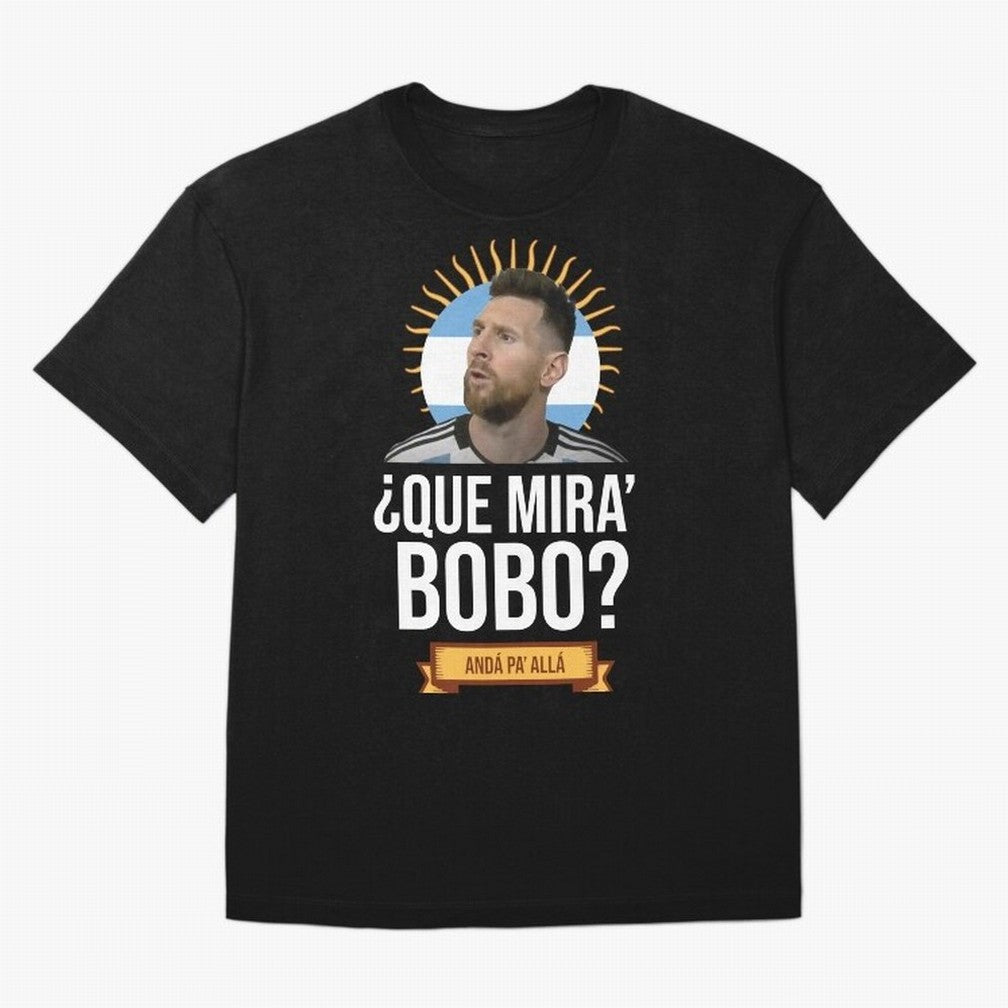 What are you looking at silly? Go there - meme Black Classic T-Shirt Bring World Football Passion into FIFA World Cup 2026 USA Canada Mexico Spirit, Inspired by France, Messi, Championship Spirit, Famous Goals, Roaring Crowds and International
