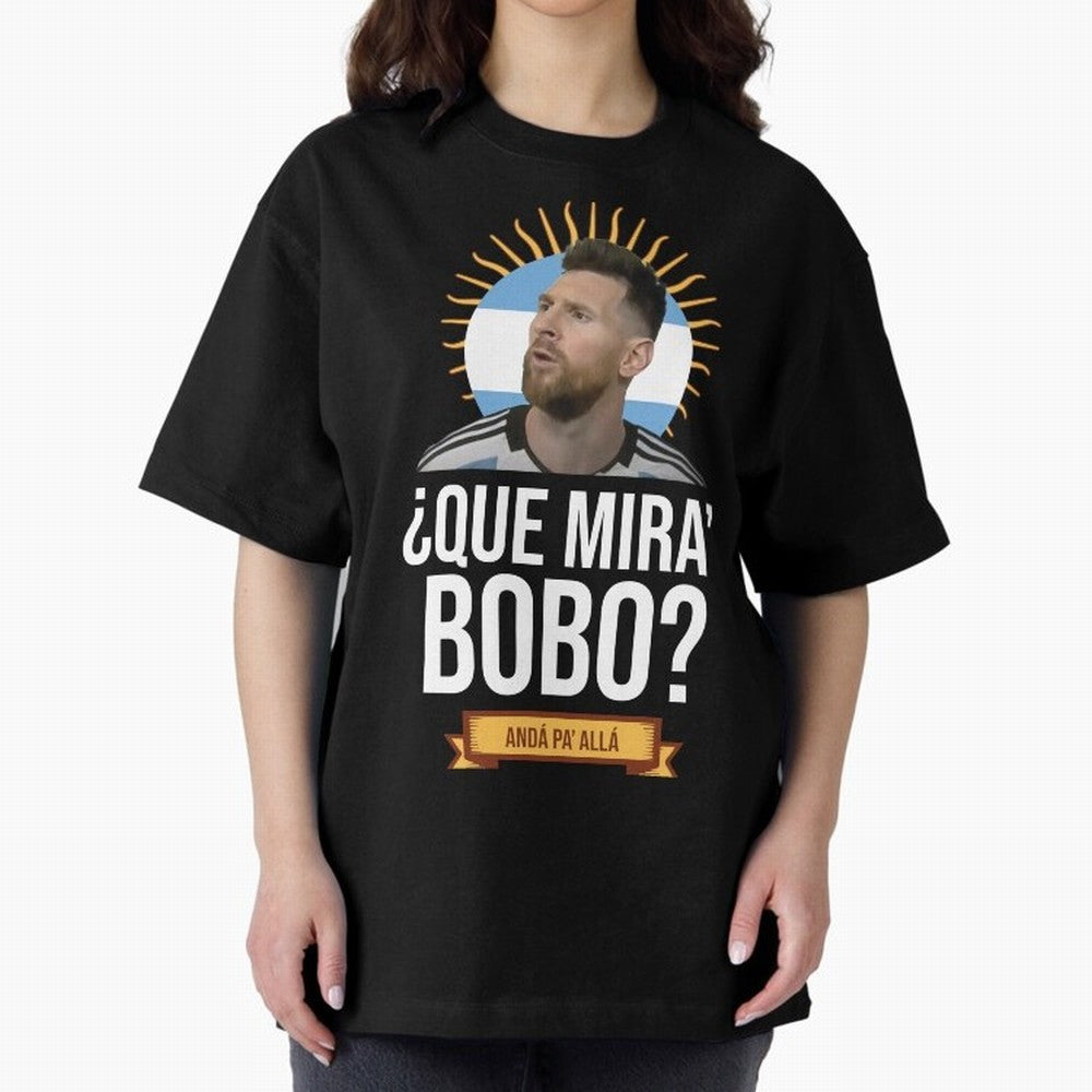 What are you looking at silly? Go there - meme Black Classic T-Shirt Bring World Football Passion into FIFA World Cup 2026 USA Canada Mexico Spirit, Inspired by France, Messi, Championship Spirit, Famous Goals, Roaring Crowds and International