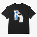 Art Messi Illustration Classic T-Shirt Build Match Day Hype around FIFA World Cup 2026, CR7, England, France and Netherlands, Stadium Chants, National Pride, Trophy Dreams and Unforgettable Football Memories; Created for Match Day Parties, Soccer