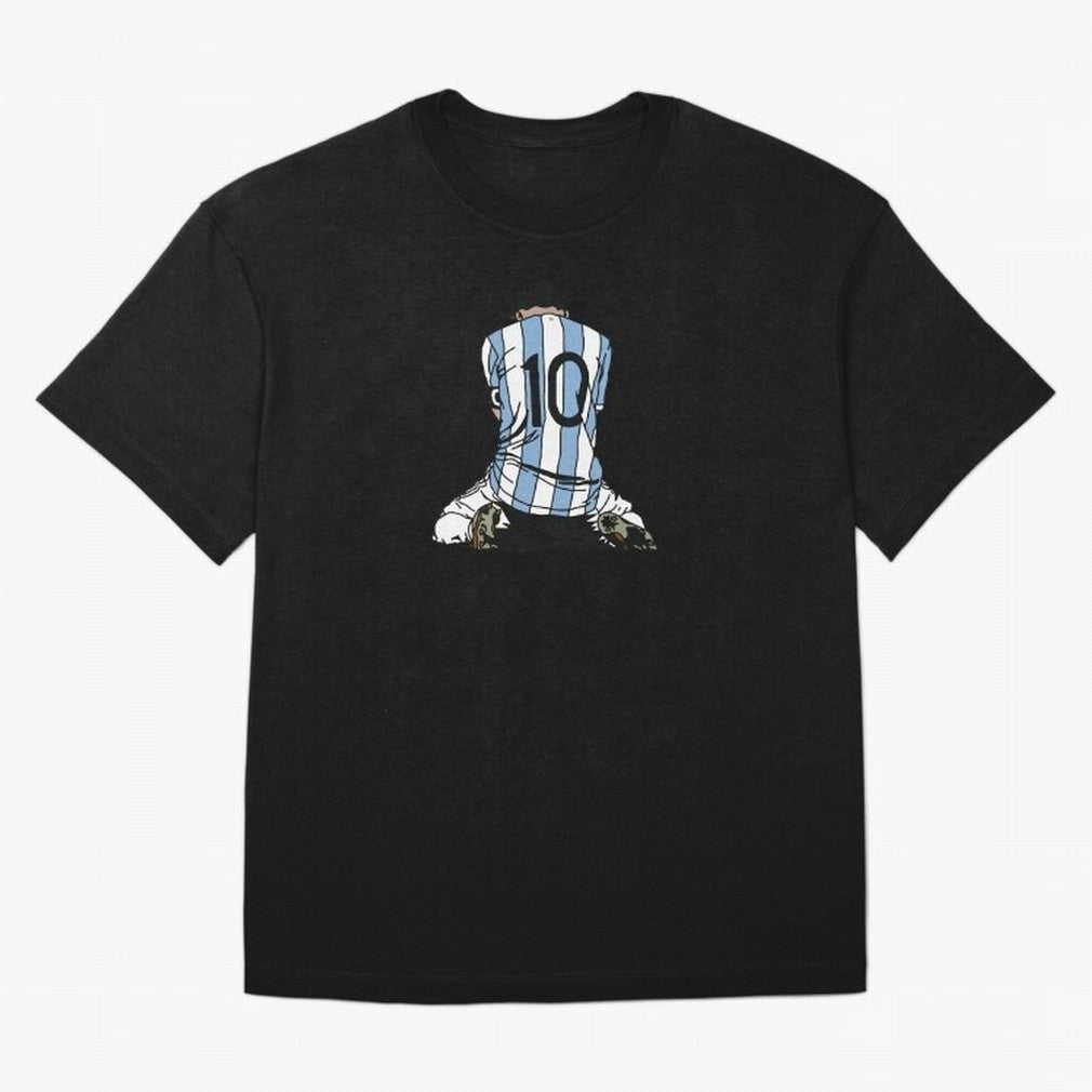Messi Crying Copa America Moment Oversized T-Shirt Unlock FIFA World Cup 2026 USA Canada Mexico for Fans of Haaland and Mbappe and England, France and Netherlands, Bringing Fan Favorite Moments, National Team Passion, Big Match Drama and Soccer