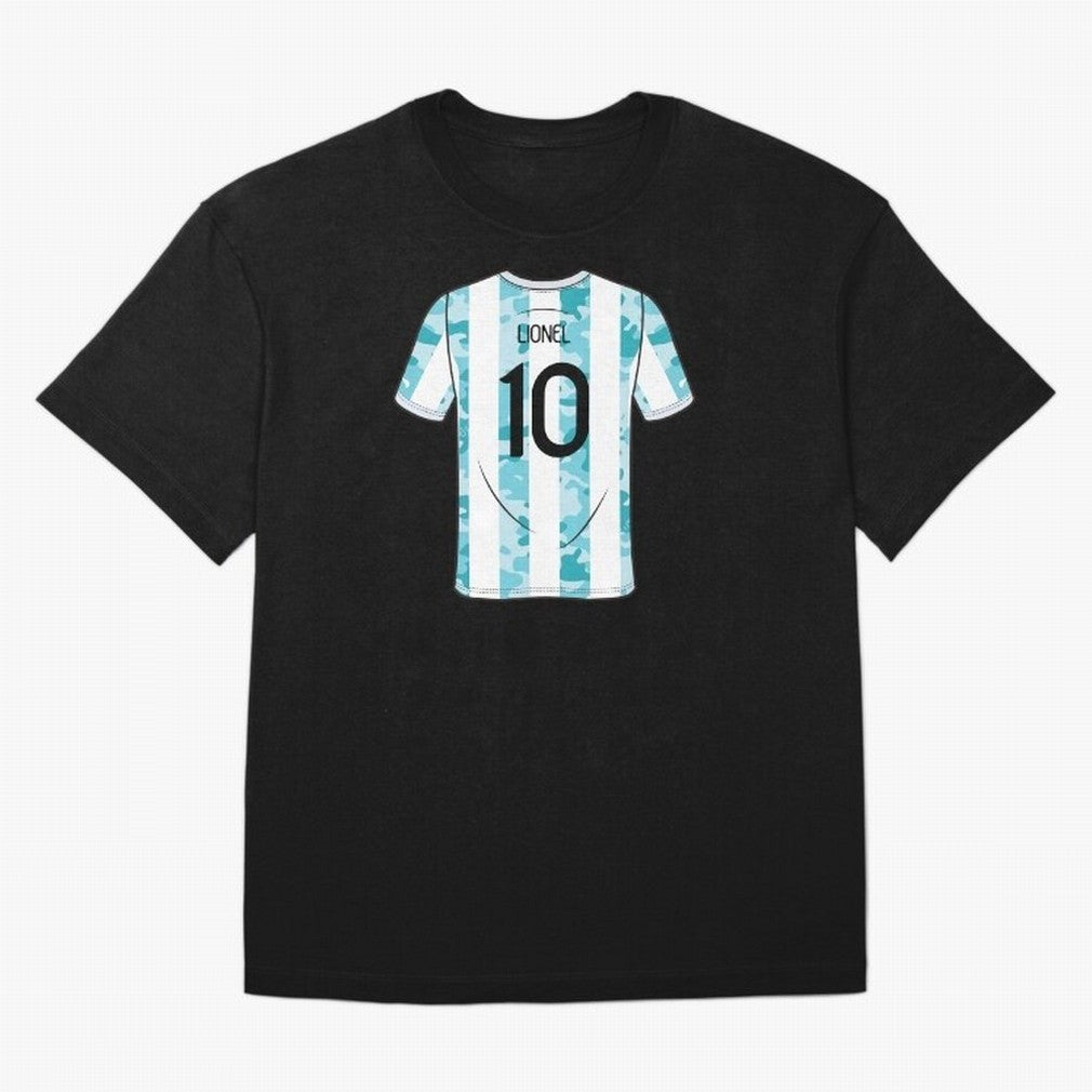 Jersey Illustration LeoMessi Classic T-Shirt Turn Football Passion into FIFA World Cup 2026 USA Canada Mexico Spirit, with Brazil, Portugal and Argentina, Haaland, Stadium Memories, Football Loyalty, International Chants and Championship Tradition;