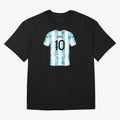Jersey Illustration LeoMessi Classic T-Shirt Turn Football Passion into FIFA World Cup 2026 USA Canada Mexico Spirit, with Brazil, Portugal and Argentina, Haaland, Stadium Memories, Football Loyalty, International Chants and Championship Tradition;