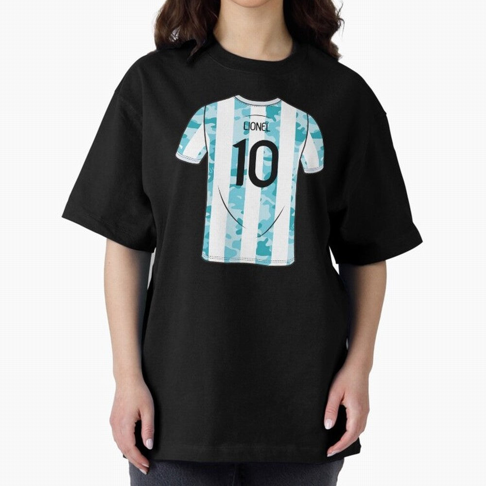 Jersey Illustration LeoMessi Classic T-Shirt Turn Football Passion into FIFA World Cup 2026 USA Canada Mexico Spirit, with Brazil, Portugal and Argentina, Haaland, Stadium Memories, Football Loyalty, International Chants and Championship Tradition;