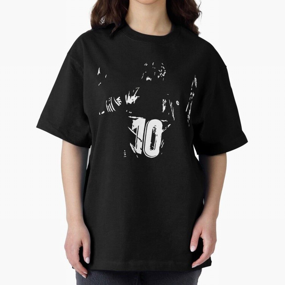 The Greatest Lionel Messi No.10 Oversized T-Shirt Follow Every Goal of FIFA World Cup 2026 USA Canada Mexico for Fans of CR7 and England, France and Netherlands, Bringing Championship Spirit, Famous Goals, Roaring Crowds and International Football