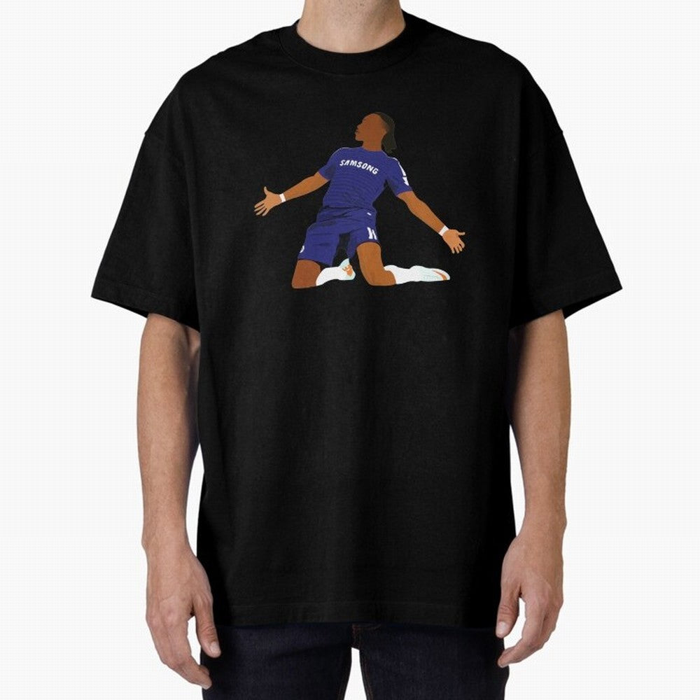 Drogba Classic T-Shirt Carry National Pride through Match Day Hype around FIFA World Cup 2026 USA Canada Mexico, Cristiano Ronaldo, Haaland and CR7, England, Retro Football Energy, Iconic Rivalries, Trophy Chase Drama and Stadium Atmosphere;
