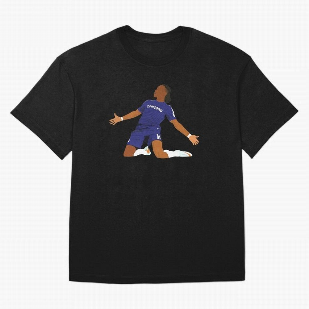 Drogba Classic T-Shirt Carry National Pride through Match Day Hype around FIFA World Cup 2026 USA Canada Mexico, Cristiano Ronaldo, Haaland and CR7, England, Retro Football Energy, Iconic Rivalries, Trophy Chase Drama and Stadium Atmosphere;
