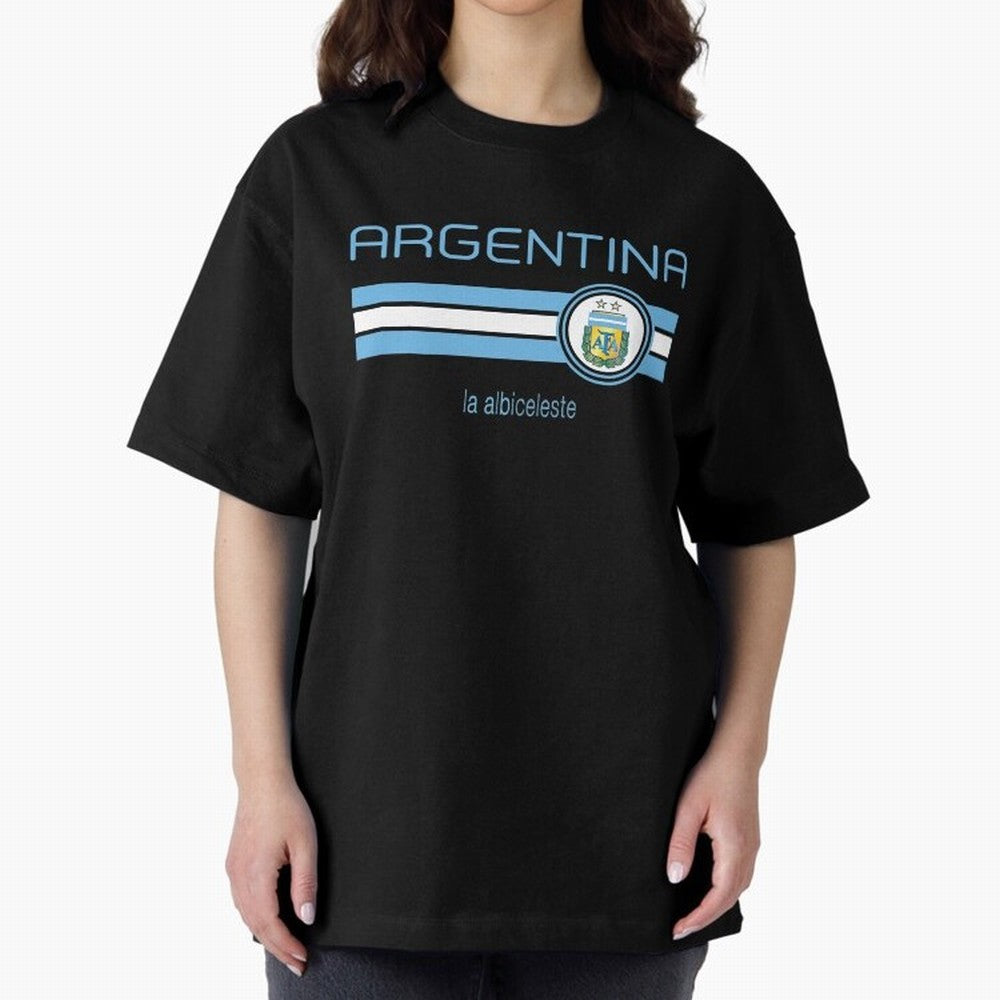 Football Argentina Classic T-Shirt Honor Football Greatness during the FIFA World Cup 2026 Journey through CR7 and Messi Highlights, Portugal Pride, Championship Spirit, Famous Goals, Roaring Crowds and International Football Unity; Perfect for