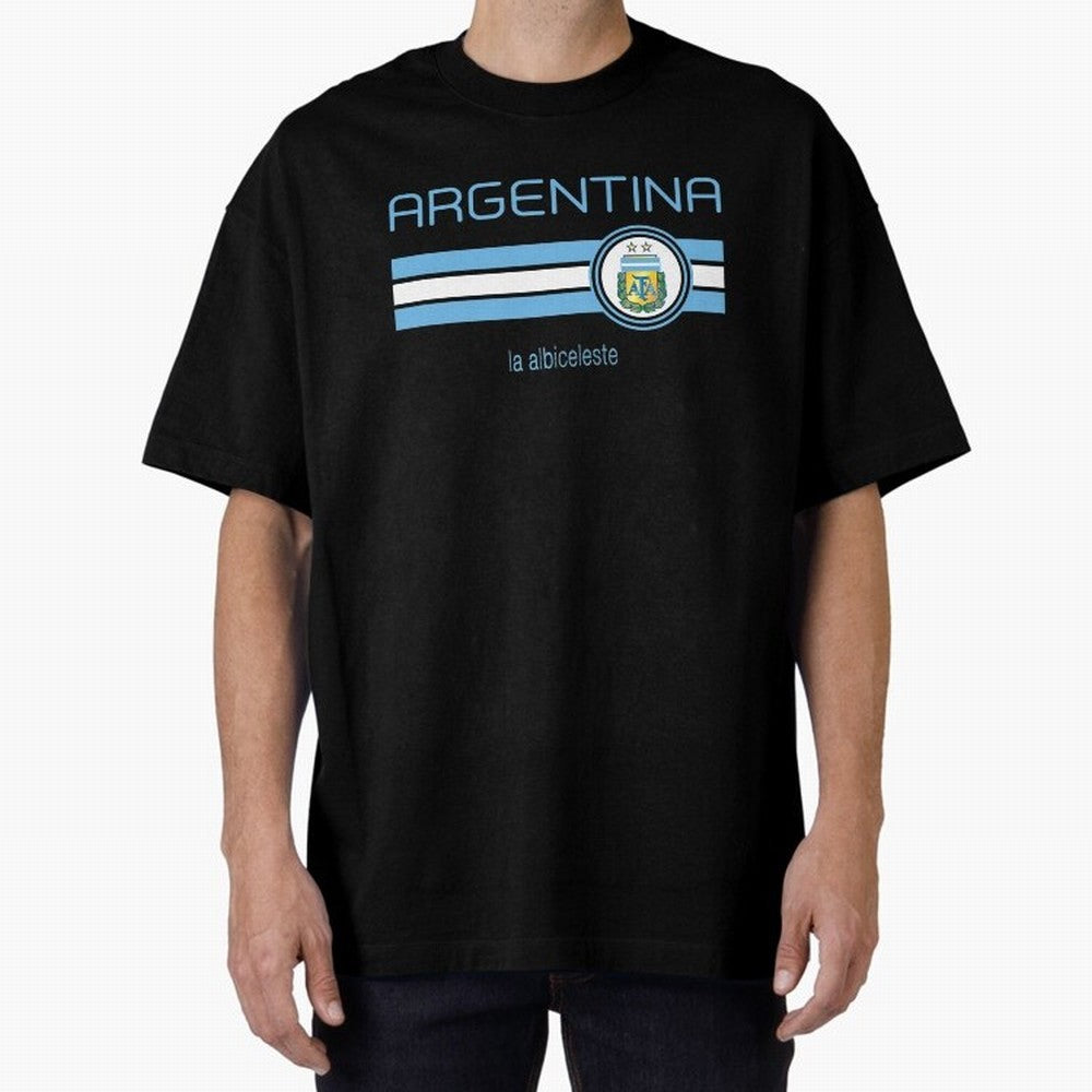 Football Argentina Classic T-Shirt Honor Football Greatness during the FIFA World Cup 2026 Journey through CR7 and Messi Highlights, Portugal Pride, Championship Spirit, Famous Goals, Roaring Crowds and International Football Unity; Perfect for