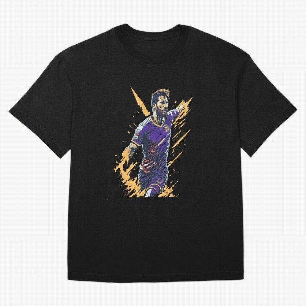 Lionel Messi splash art Active T-Shirt Honor the Beautiful Game during Global Football Passion for FIFA World Cup 2026 USA Canada Mexico, Centered on Haaland and Mbappe, Argentina and Brazil, Football Festival Excitement, Trophy Ambitions, Country