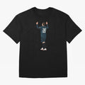 Messi Iconic Illustration Oversized T-Shirt Make Every Kick Count in FIFA World Cup 2026 Group Stage for Fans of Messi and Cristiano Ronaldo and Argentina, France and Brazil, Bringing Supporter Pride, Iconic Celebrations, Legendary Names and Global