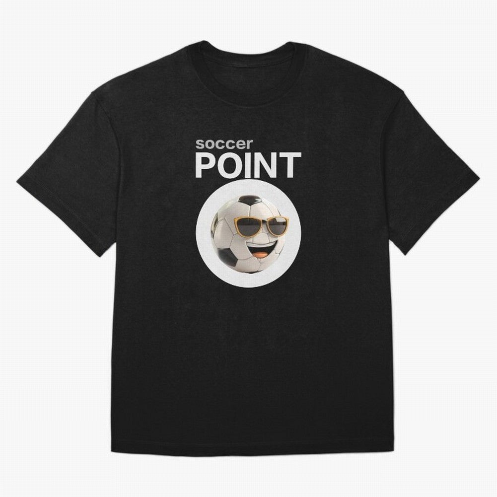 soccer POINT Classic T-Shirt Celebrate Unforgettable Nights in Global Football Passion for FIFA World Cup 2026 Group Stage, Inspired by Neymar, England and Germany, Sports Nostalgia, International Competition, Famous Players and Unforgettable