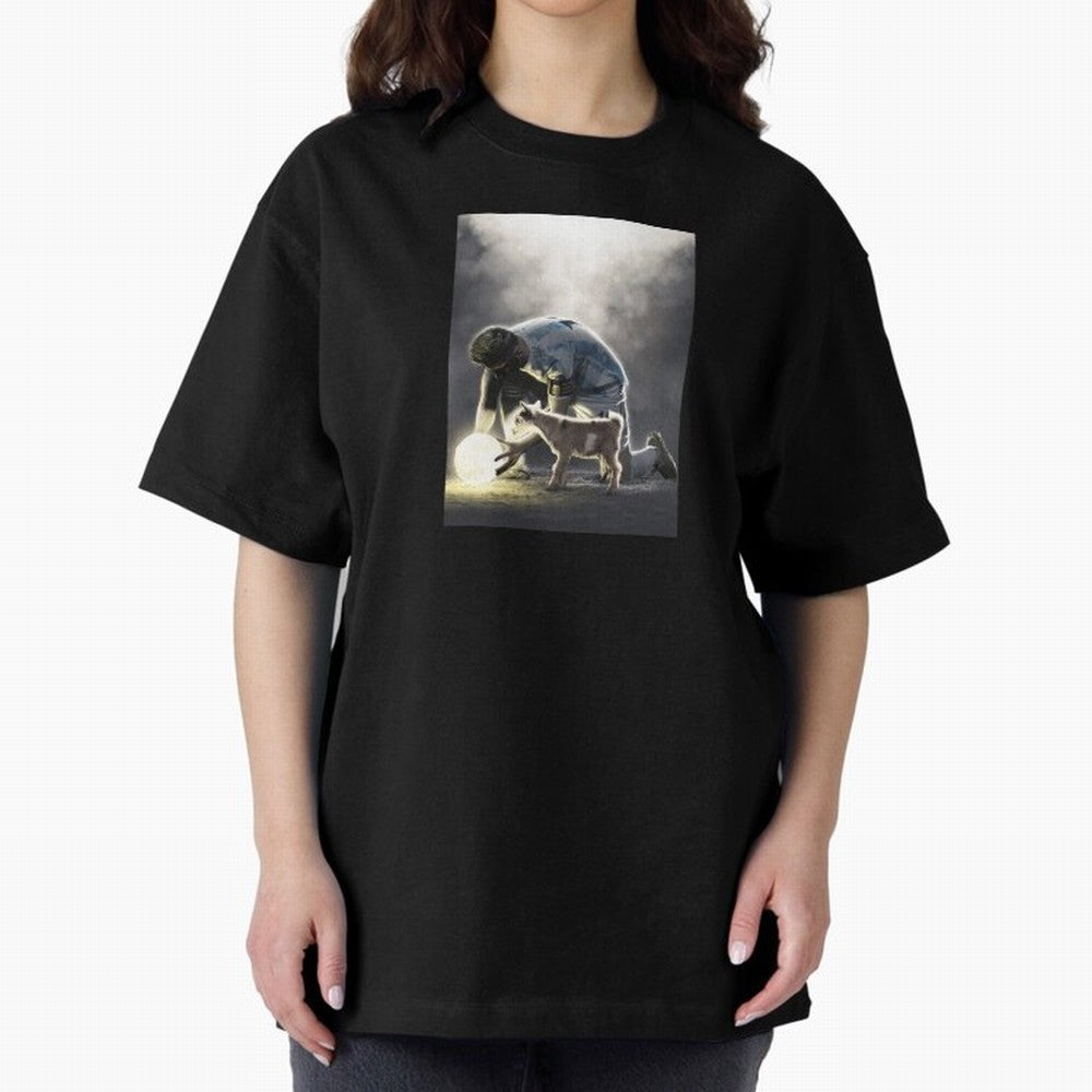 LIONEL MESSI GOAT Oversized T-Shirt Celebrate Soccer Greatness during the FIFA World Cup 2026 USA Canada Mexico Journey through Cristiano Ronaldo, Haaland and CR7 Highlights, Portugal, Spain and Germany Pride, Football History, Final Match Energy,