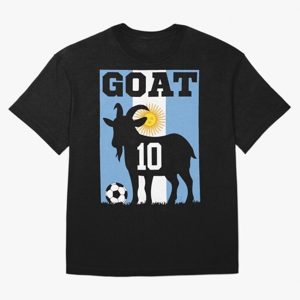 Argentina World Cup 2026 The Goat 10 Oversized T-Shirt Feel the Trophy Chase of Global Football Passion for FIFA World Cup 2026 USA Canada Mexico, Capturing CR7 and Messi, Argentina, Game Day Rituals, Football Legends, Country Pride and the Road to