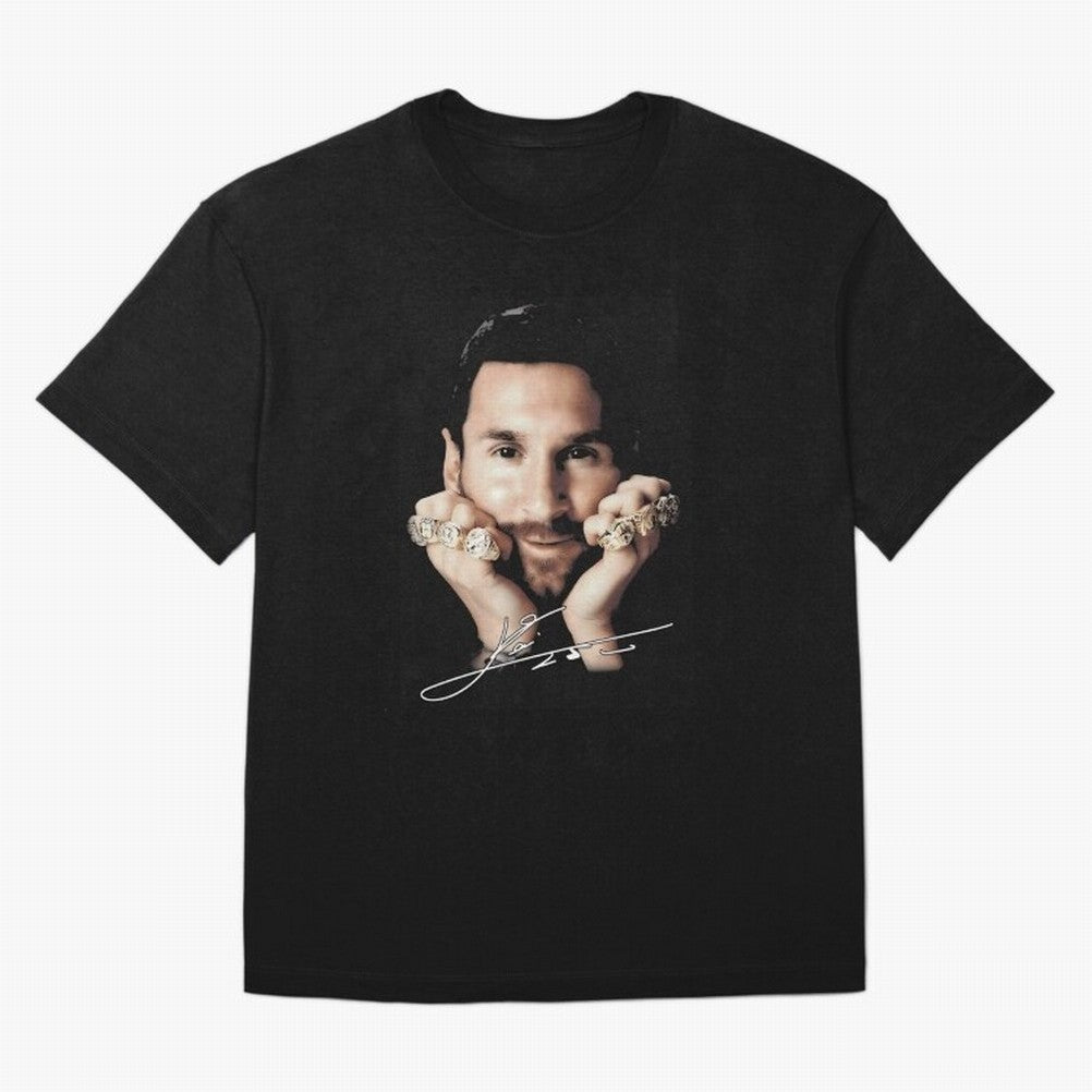 Lionel Messi Big Face Essential T-Shirt Cheer through Every Moment of FIFA World Cup 2026 USA Canada Mexico Celebrating Mbappe and Neymar, Portugal, Spain and Germany Energy, Champion Mindset, Group Stage Buzz, Knockout Tension and Passionate Fan