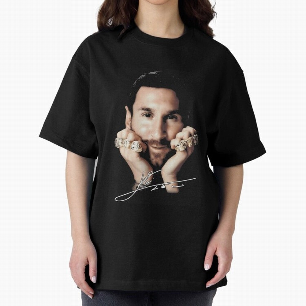 Lionel Messi Big Face Essential T-Shirt Cheer through Every Moment of FIFA World Cup 2026 USA Canada Mexico Celebrating Mbappe and Neymar, Portugal, Spain and Germany Energy, Champion Mindset, Group Stage Buzz, Knockout Tension and Passionate Fan