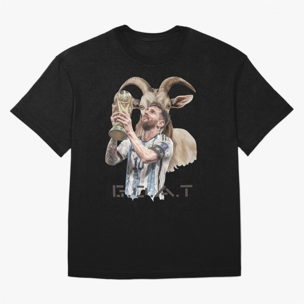 The G.O.A.T of Football, Lionel Messi Classic T-Shirt Show Up for the Glory of Global Football Passion for FIFA World Cup 2026 USA Canada Mexico, Featuring CR7, Spain, Worldwide Fan Energy, Dramatic Goals, Stadium Lights and Championship
