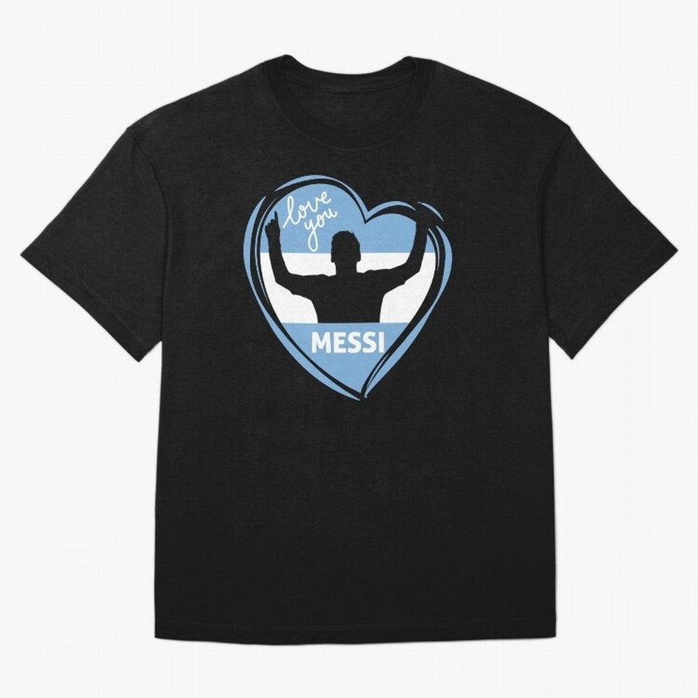 Love Lionel Messi Classic T-Shirt Honor the Beautiful Game during Global Football Passion for FIFA World Cup 2026, Inspired by Haaland and Mbappe, Portugal, Worldwide Fan Energy, Dramatic Goals, Stadium Lights and Championship Celebrations; Made