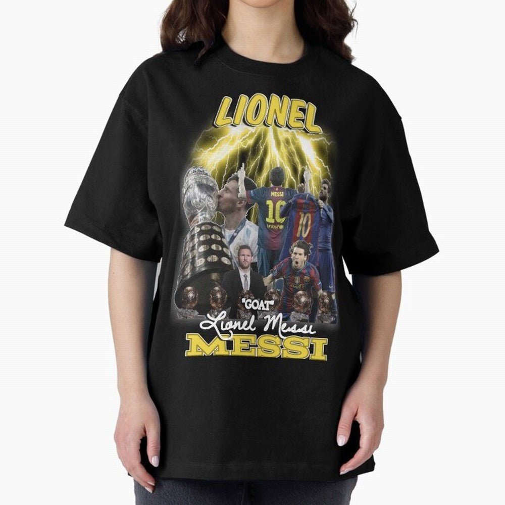 Lionel Messi: Barcelona & Argentina Classic T-Shirt Show Support during the FIFA World Cup 2026 USA Canada Mexico Journey through Haaland Highlights, England, France and Netherlands Pride, Match Day Excitement, Supporter Culture, Golden Goals and