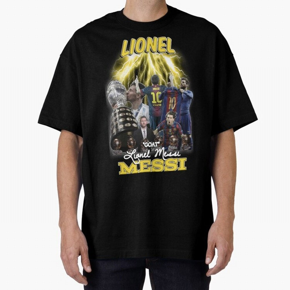Lionel Messi: Barcelona & Argentina Classic T-Shirt Show Support during the FIFA World Cup 2026 USA Canada Mexico Journey through Haaland Highlights, England, France and Netherlands Pride, Match Day Excitement, Supporter Culture, Golden Goals and