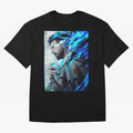 LIONEL MESSI NEW GOAL CELEBRATION ILLUSTRATION 2023 2024 Oversized T-Shirt Join the Countdown to Global Football Passion for FIFA World Cup 2026 Group Stage, Inspired by Messi, Spain and Netherlands, Classic Soccer Heritage, Championship Pressure,