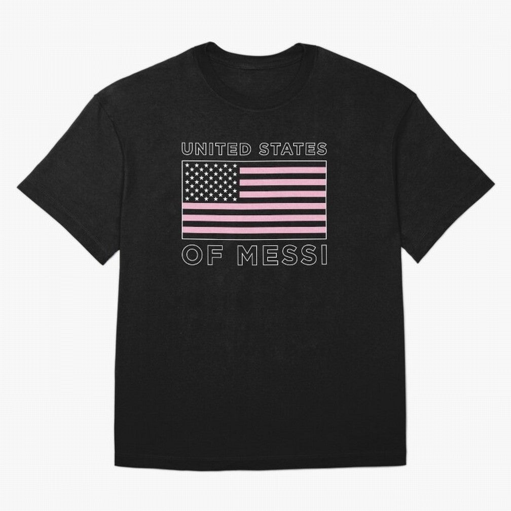 United States of Messi Oversized T-Shirt Celebrate Rivalries and Pride in Global Football Passion for FIFA World Cup 2026 USA Canada Mexico, with Neymar, England, France and Netherlands, Football Festival Excitement, Trophy Ambitions, Country