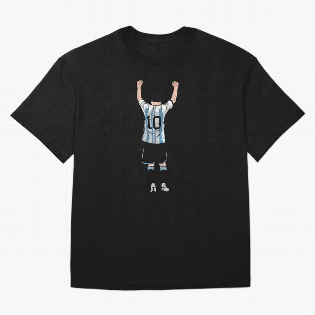 Messi Celebration World Cup Qatar 2022 Classic T-Shirt Remember Iconic Moments from Global Football Passion for FIFA World Cup 2026, Capturing CR7, Brazil, Portugal and Argentina, Soccer Culture, Superstar Moments, National Team Dreams and