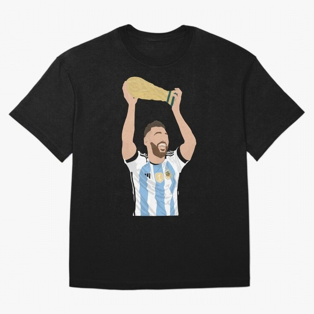 Messi minimalist design Classic T-Shirt Celebrate the Road through the FIFA World Cup 2026 Journey through Messi, Neymar and Mbappe Highlights, Germany Pride, Worldwide Fan Energy, Dramatic Goals, Stadium Lights and Championship Celebrations;