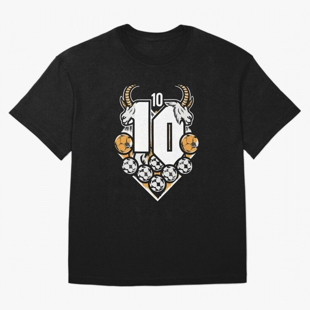 GOAT (Lionel Messi) design Boxy T-Shirt Make Every Kick Count in Match Day Hype around FIFA World Cup 2026 USA Canada Mexico, Haaland, Germany, Fan Favorite Moments, National Team Passion, Big Match Drama and Soccer History; Great for Supporters