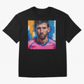 Vibrant Artistic Portrait of Lionel Messi (GOAT) - Digital painting (Version 3) Classic T-Shirt Follow Every Goal of FIFA World Cup 2026 Spirit, Capturing Spain, Messi, CR7 and Mbappe, Football Passion, Legendary Performances, Festival Vibes and