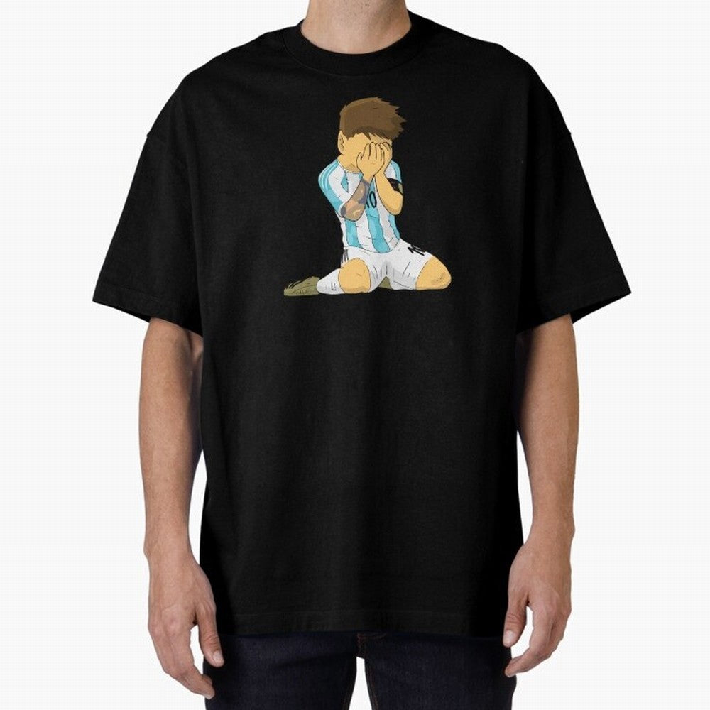 Messi Copa America Moment Oversized T-Shirt Cheer through Every Moment of FIFA World Cup 2026 Spirit, Highlighting England and Germany, CR7 and Messi, Stadium Memories, Football Loyalty, International Chants and Championship Tradition; Ideal for