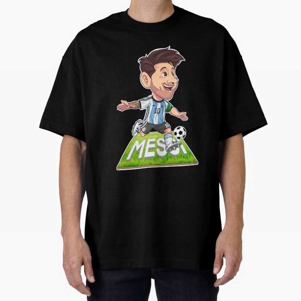 Lionel MESSI Oversized T-Shirt Bring a Champion Mindset to the FIFA World Cup 2026 Group Stage Journey through Mbappe Highlights, England and Germany Pride, Football History, Final Match Energy, Crowd Noise and Once in a Lifetime Moments; Ideal for