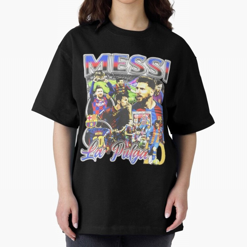 Lionel Messi Graphic Design Classic T-Shirt Experience the Global Stage of FIFA World Cup 2026 for Fans of Mbappe and Neymar and Argentina, France and Brazil, Bringing Football History, Final Match Energy, Crowd Noise and Once in a Lifetime