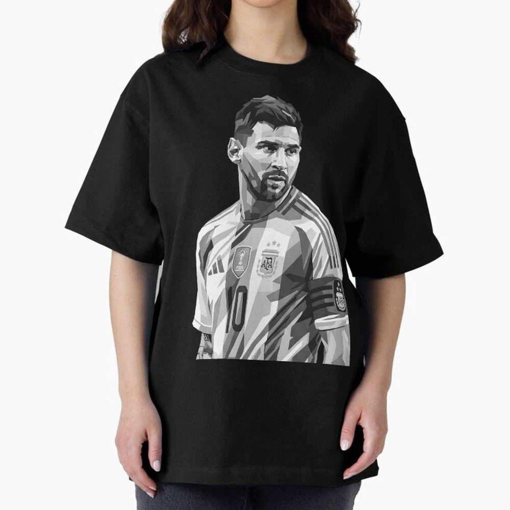 Messi grayscale Classic T-Shirt Live for the Drama of FIFA World Cup 2026 Filled with CR7 and Messi, France Energy, Sports Nostalgia, International Competition, Famous Players and Unforgettable Victories; Ideal for Fans Who Follow Messi, Cristiano