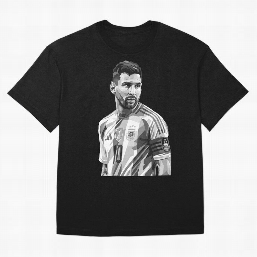 Messi grayscale Classic T-Shirt Live for the Drama of FIFA World Cup 2026 Filled with CR7 and Messi, France Energy, Sports Nostalgia, International Competition, Famous Players and Unforgettable Victories; Ideal for Fans Who Follow Messi, Cristiano