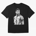 Messi grayscale Classic T-Shirt Live for the Drama of FIFA World Cup 2026 Filled with CR7 and Messi, France Energy, Sports Nostalgia, International Competition, Famous Players and Unforgettable Victories; Ideal for Fans Who Follow Messi, Cristiano